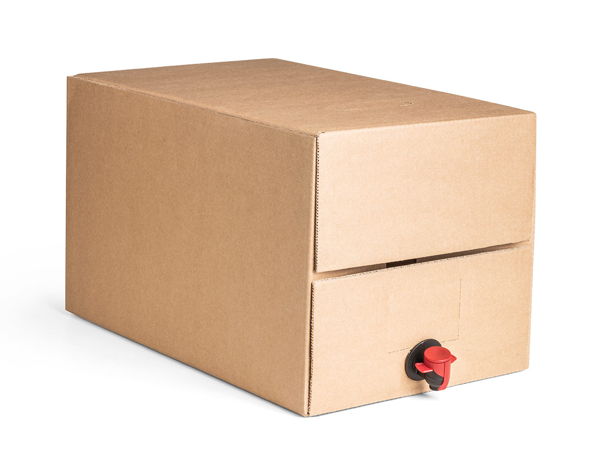 Wellpappe Bag in Box